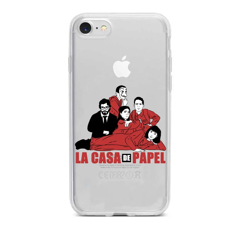 Чехлы для телефонов с испанским ТВ бумажный чехол iPhone X чехлы 5 5S SE 6 6S 7 8 Plus крутая