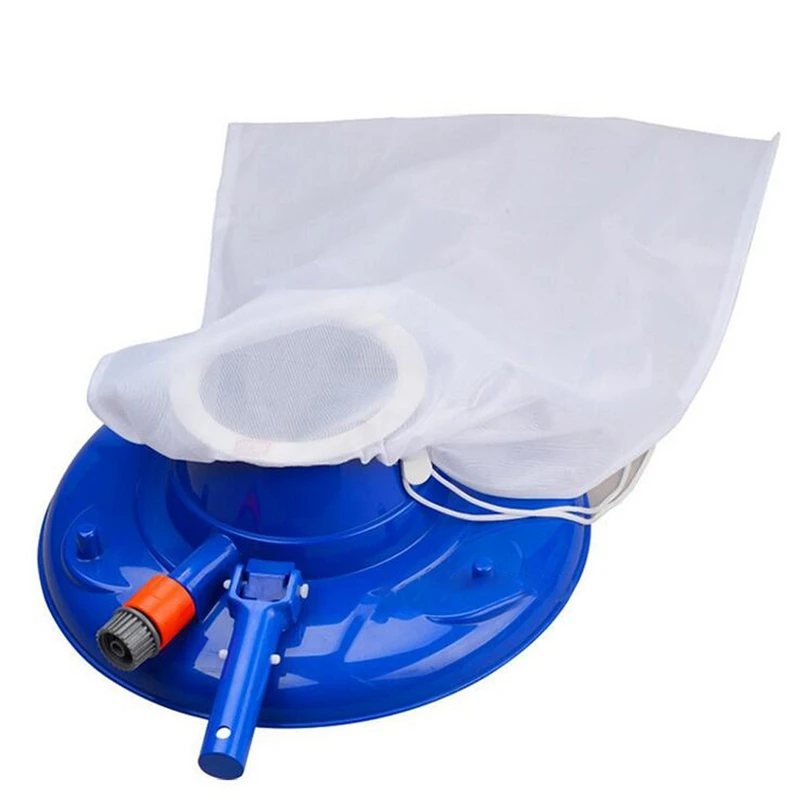 

Swimming Pool Vacuum Cleaner Suction Head with Mesh Bag Pool Cleaning Tools Outdoor Garden Vacuum Cleaner Brush