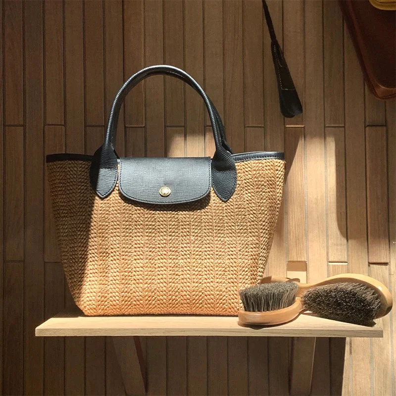 

2021 Fashion Leisure Straw Shopping Bag, Handbag Female Bag tote bag custom shopping bags