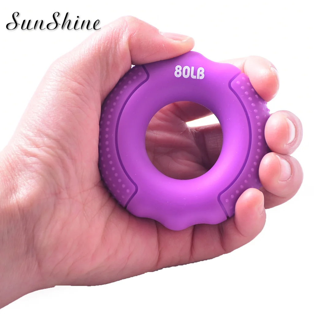 Сжимающее кольцо из силикагеля портативный ручной кистевой эспандер тренажер