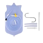 HailiCare сумка для клизмы многоразовые силиконовые гель вода толстой кишки Очищение энтероклизм детоксифицированные Bowel сумки вагинальный стиральный комплект для клизмы