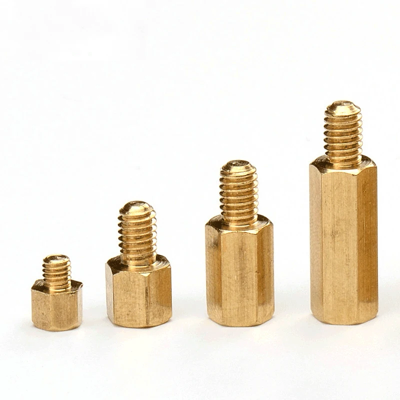 

Thread M3*L+4mm 30 or 20pcs Hex Brass Standoff Spacer Screw Pillar PCB Computer PC Motherboard Female Male Standoff Spacer