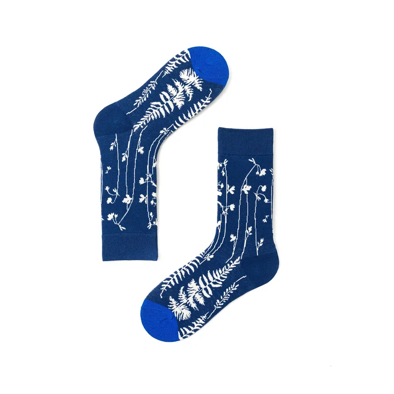 Счастливые носки новые уличные модные с цветами мужские хлопковые 2019 Harajuku