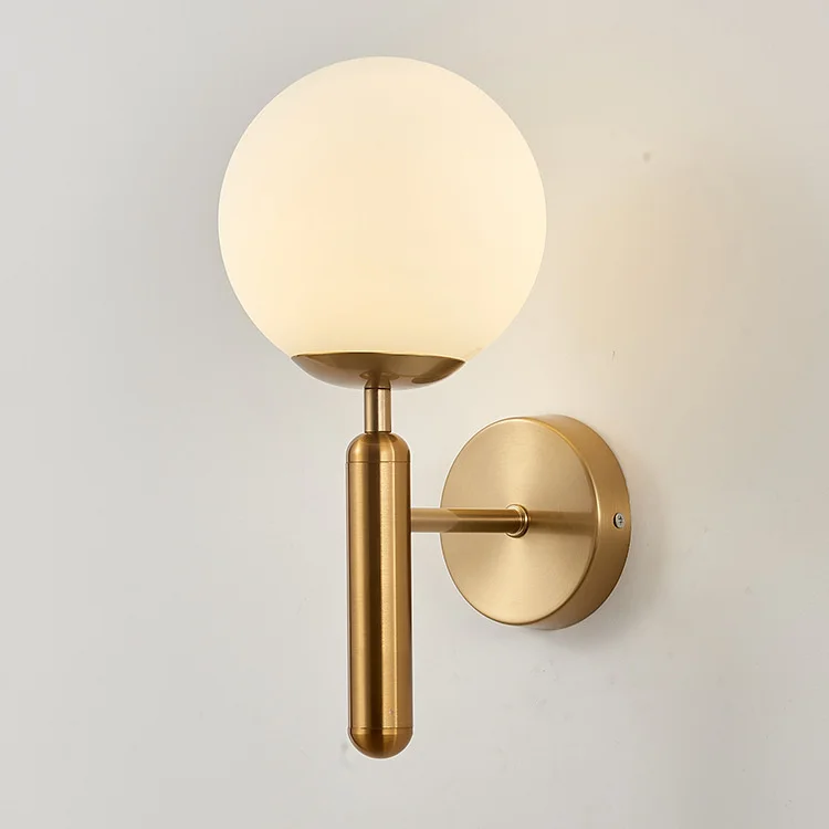 

Nordic Modern Wall Lamp Beside Bedroom Glass Ball LED Wall Lights Fixtures Wandlamp Lighting Bathroom Mirror Stair Light