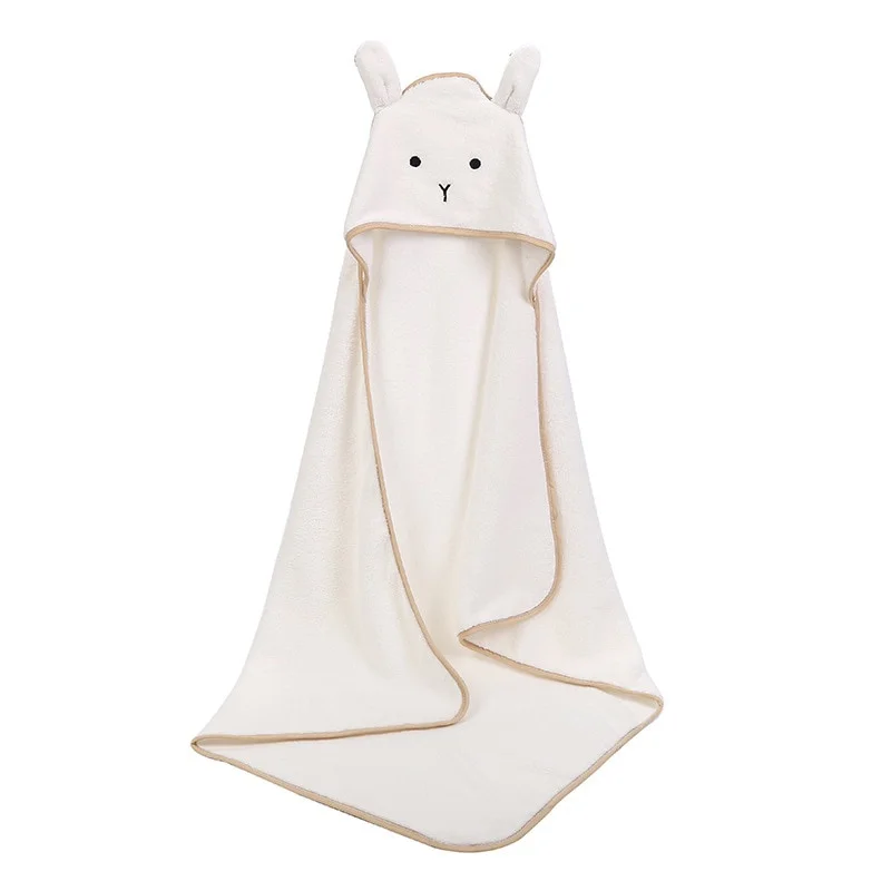 

Baby Poncho Bath Towel Bebe Toalla Velvet 90*90cm Fleece Hood Infant Towels Blanket Newborn Baby Hooded Towel Infant Babies Spa
