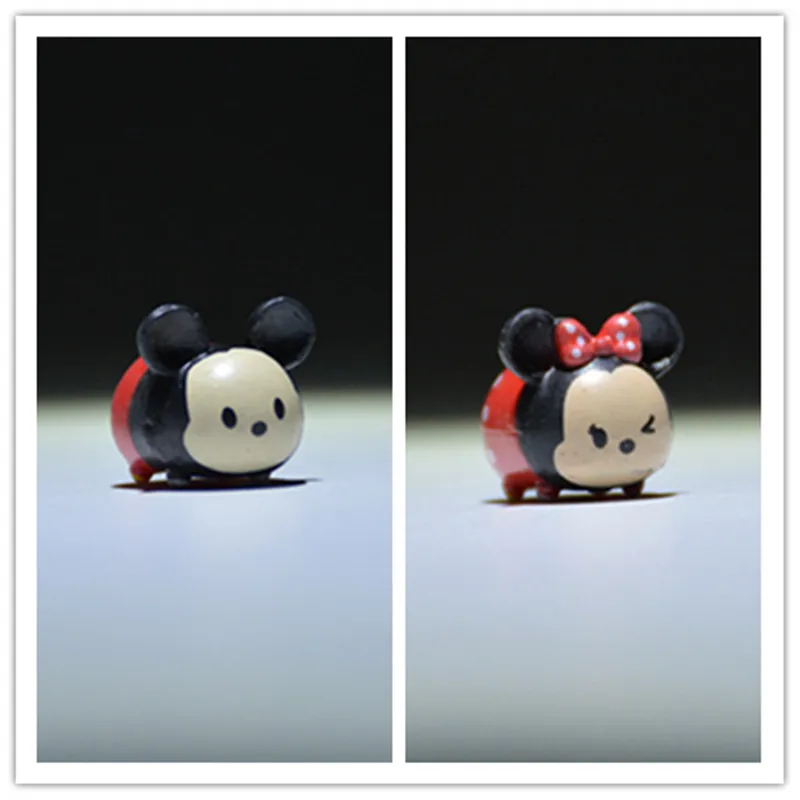 

50PCS/lot 2cm Super small size Disney Mini Mickey Minnie mouse diele ornaments DIY ornaments