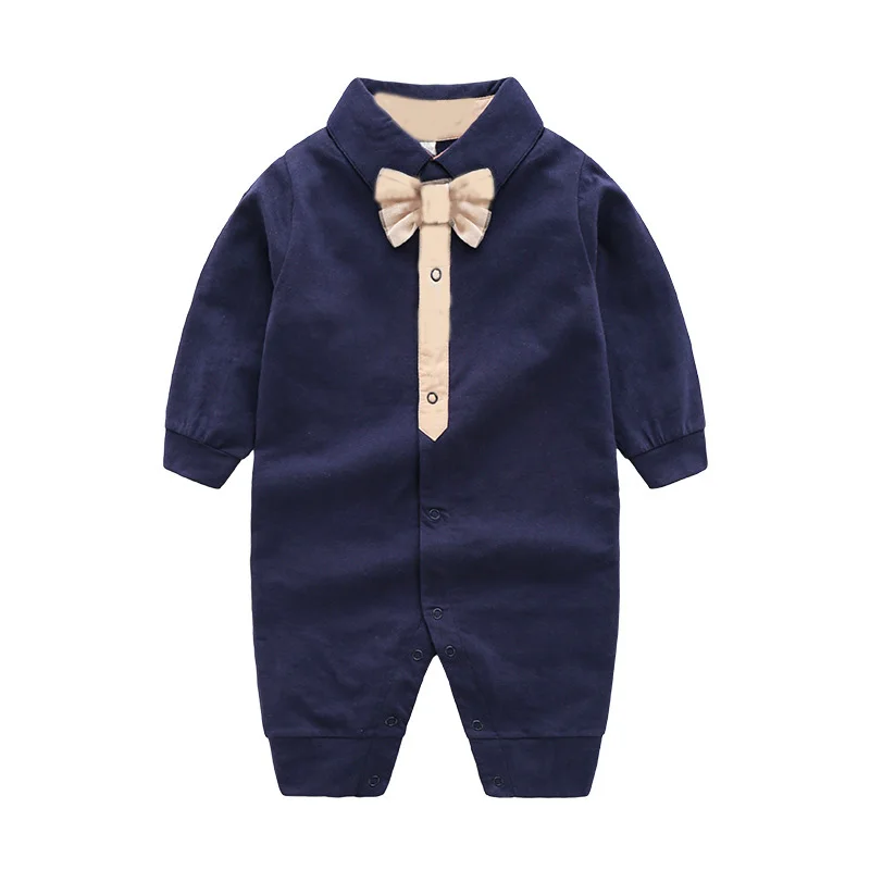 Брендовая Новая модная Осенняя Повседневное одежда для малышей комбинезон