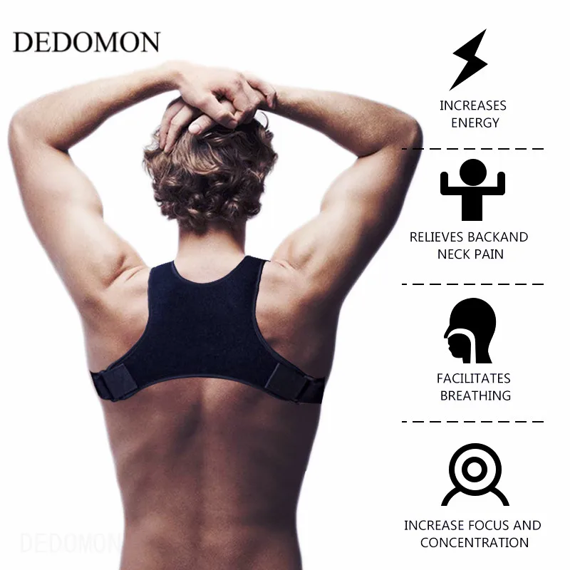 Поддерживающий Пояс на плече корректор Psoture ключица спина поясница