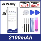 Аккумулятор с нулевым циклом реальной емкости 2100 мАч для iPhone SE аккумулятор с высокой емкостью телефона + Бесплатные инструменты