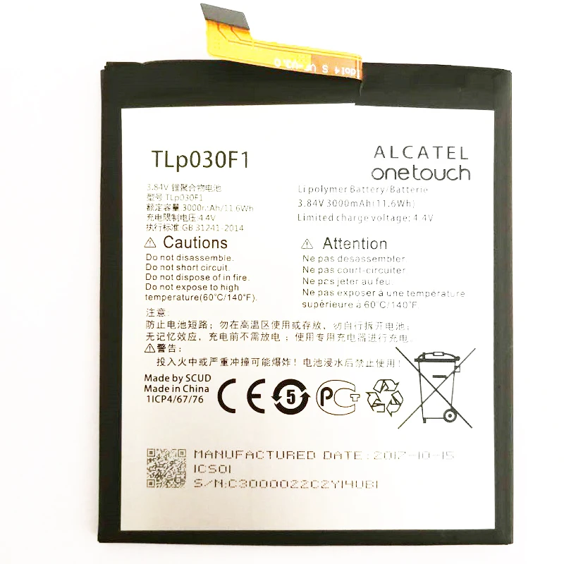 Аккумулятор 3000 мАч для TCL 950 сотовый телефон мобильный аккумулятор | Мобильные