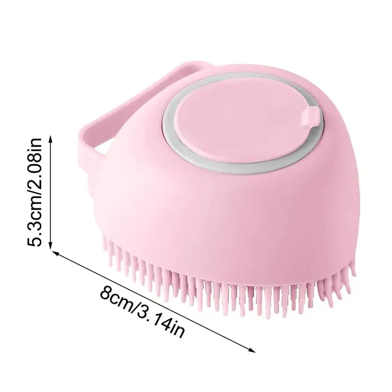 

Bath Brush With Hook Soft Silicone Baby Showers Cleaning Mud Dirt Remover Massage Back Scrub Showers Bubble Non-toxic Brushes