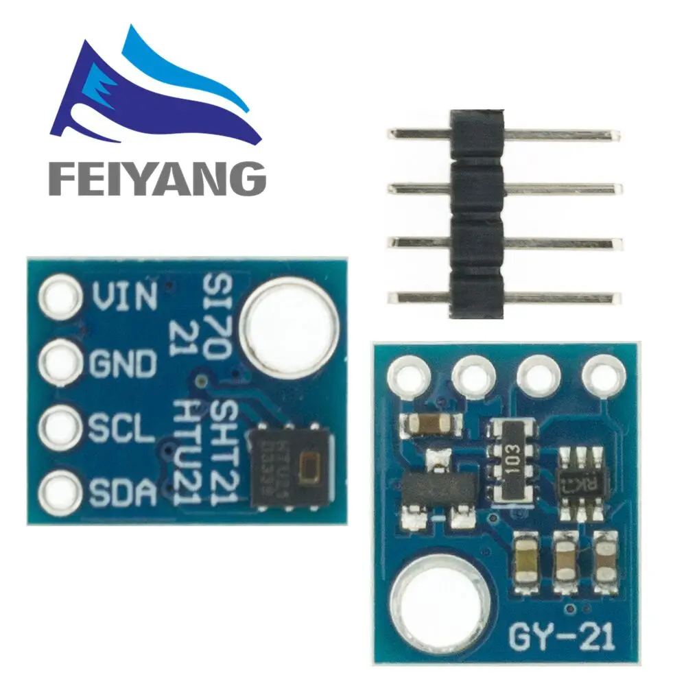 Si7021 GY 21 модуль промышленный высокоточный датчик влажности I2C IIC интерфейсный для