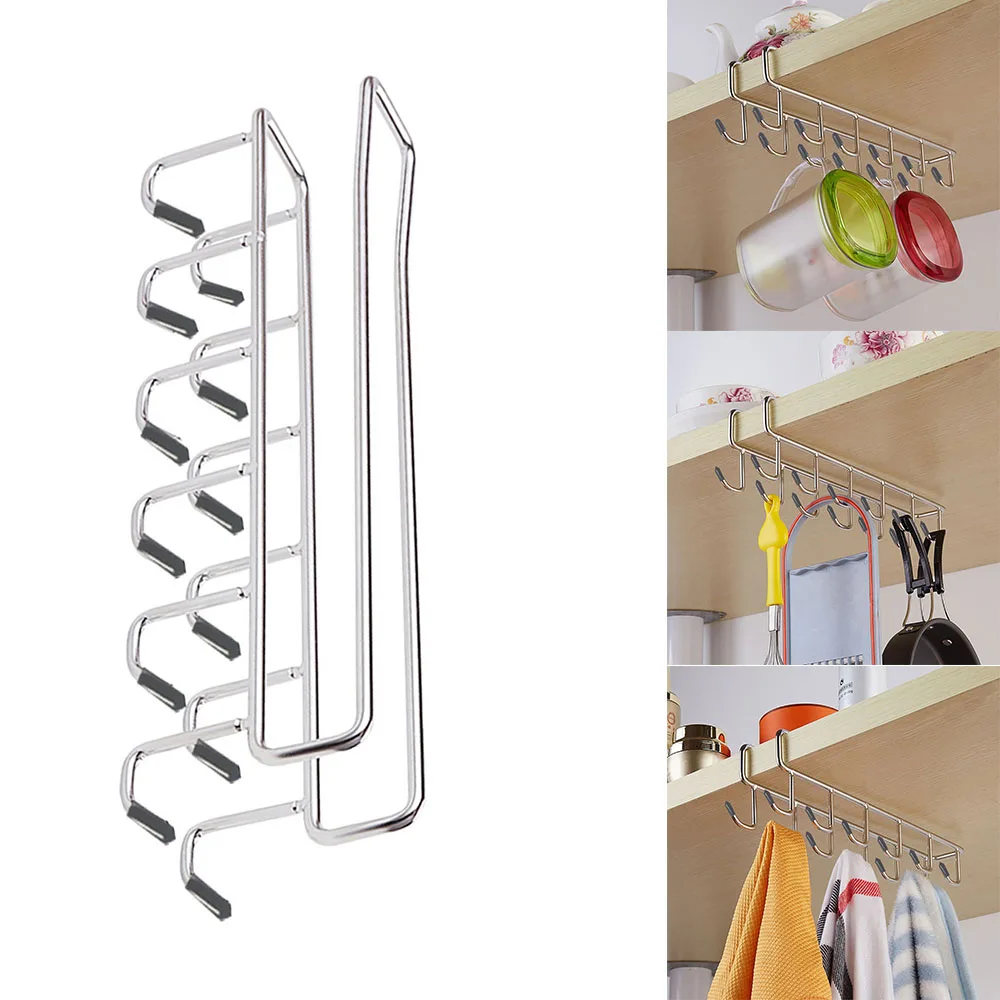 Кухня шкафа стеллаж для хранения шкаф полка крючок Организатор гардероб одежда
