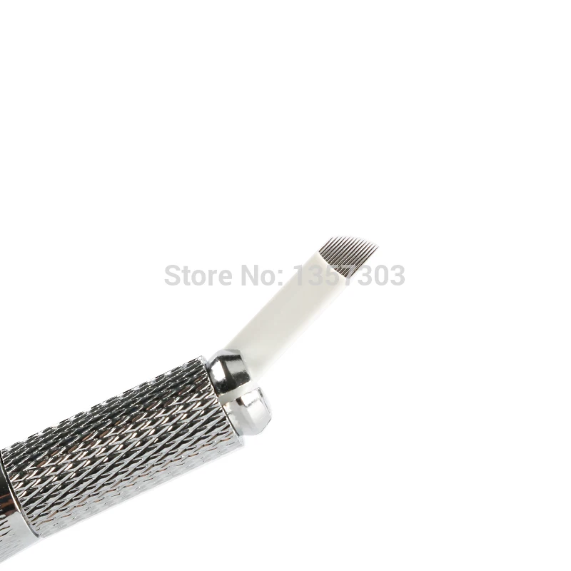 20 шт./лот Перманентный макияж для бровей татуаж конические лезвия 14 игл ручка