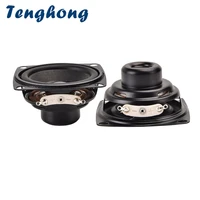 tenghong 2pcs 52mm 4ohm 6w 16core full range speakers 2inch portable audio speaker bass multimedia loudspeaker pu edge audio diy