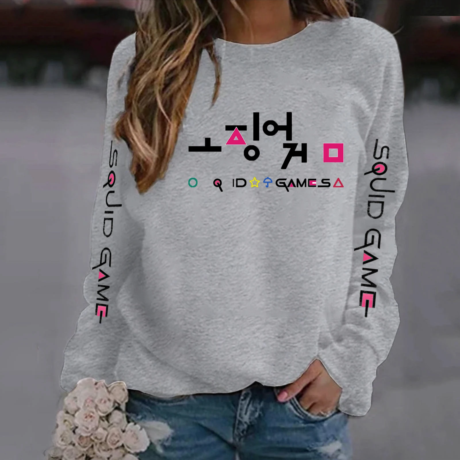 

Korean Fashion Squid Game Hoodie Men Women Streetwear Hip Hop Unisex Pullovers Harajuku Sweatshirt Streetwear Teenager Clothes