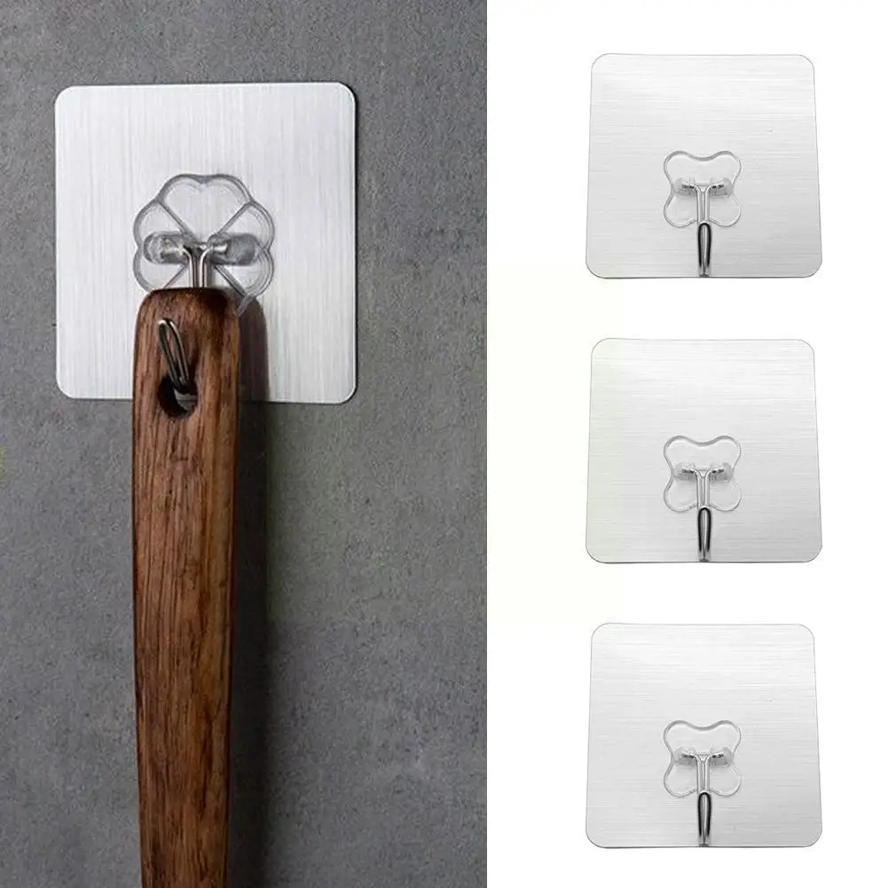 

Крючок-вешалка на присоске, прозрачный, 5 шт.