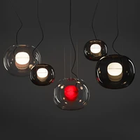 brokis big one designer postmodern pendant light dining room kitchen simple glass ball pendant light home interior lighting