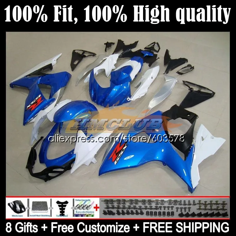 

Injection For SUZUKI GSXR1000 K9 GSXR-1000 09 10 11 12 13 14CL.131 GSXR 1000 2011 2012 2013 2014 2015 2016 Fairings gool white