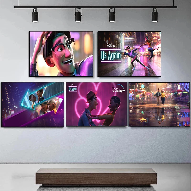 

Disney Movie Canvas Paintings Us Again ANIME Anime Poster Print Wall Art Prints Nordic Pictures Living Room Decoration