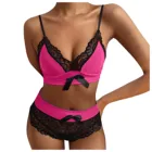 Для женщин кружева экзотические комплекты лифчик на бретельках топы и шорты, нижнее белье, одежда для сна, пижамы, комплекты леди сексуальная ночная рубашка Lenceria чувственный Mujer новинка