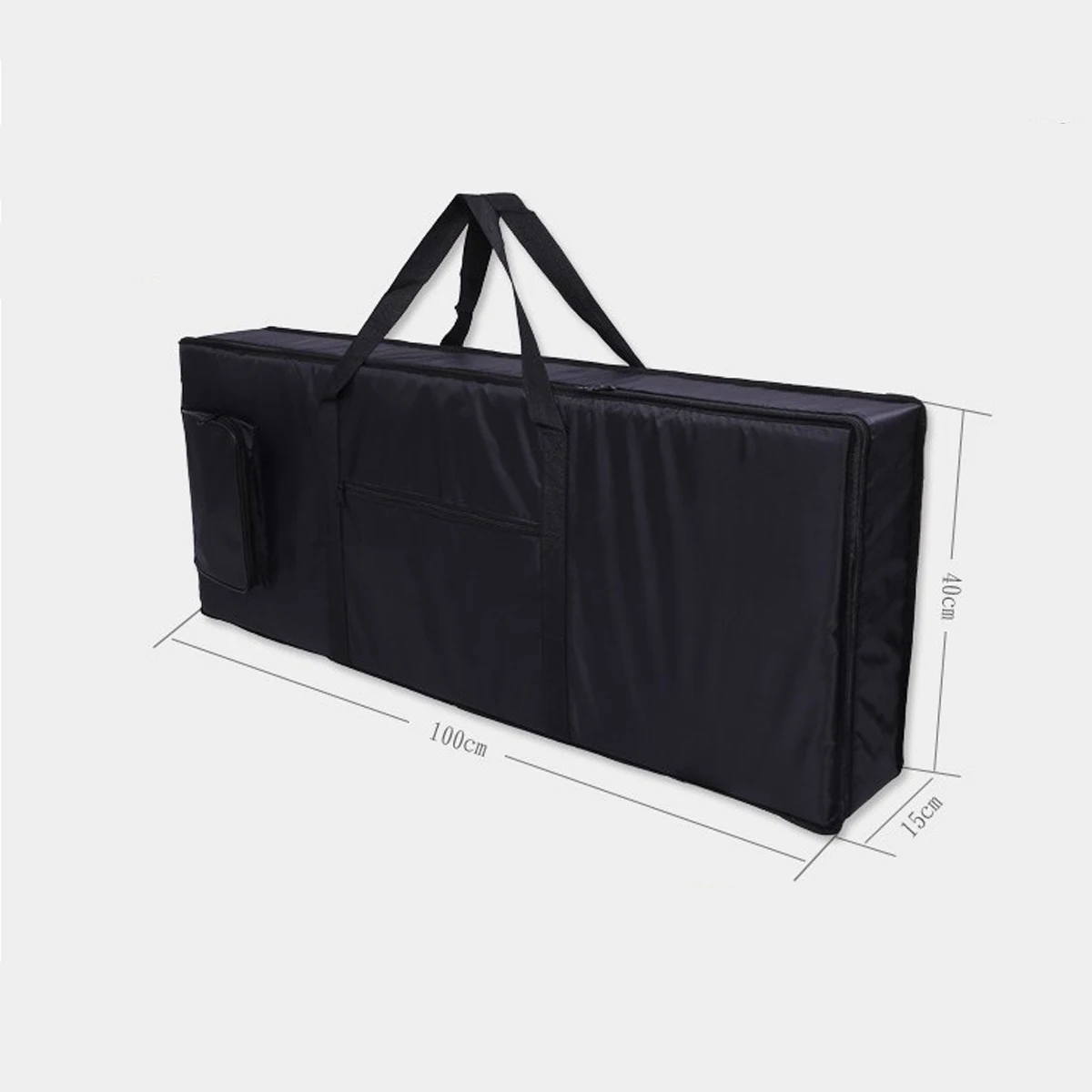 

Портативная сумка-Органайзер для электронного пианино, толстый мягкий чехол для электронной клавиатуры, 61 клавиша, двойные Наплечные ремни