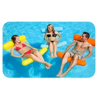 inflatable floating water hammock pool floats lounge bed toy for summer beach swimming pool family water party