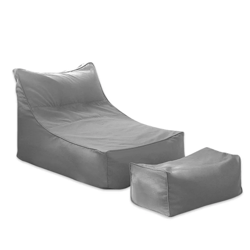 Ленивый Кресло мешок покрытия без наполнителя буфами на рукавах диван детские