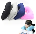 1 шт., дорожная надувная U-образная подушка, 26,5x44 см