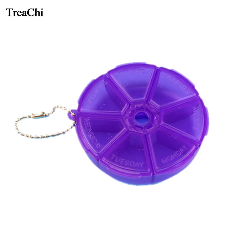 1 Piece 8*2cm Plastic 7 Days Weekly Tablet Pill Medicine Box Holder Storage Organizer Container Case Splitters | Украшения и