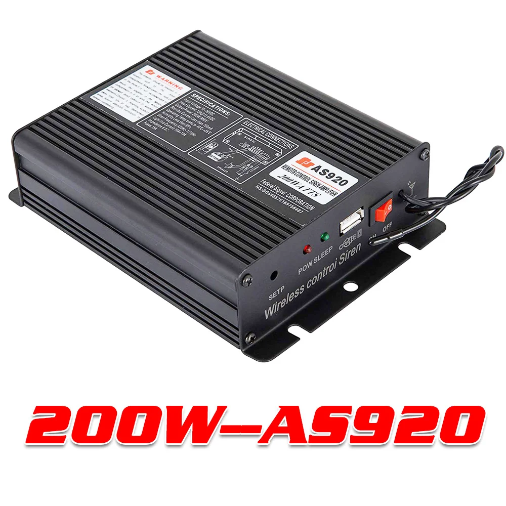 200 Вт Автомобильная сигнализация для грузовика полицейская сирена Мегафон