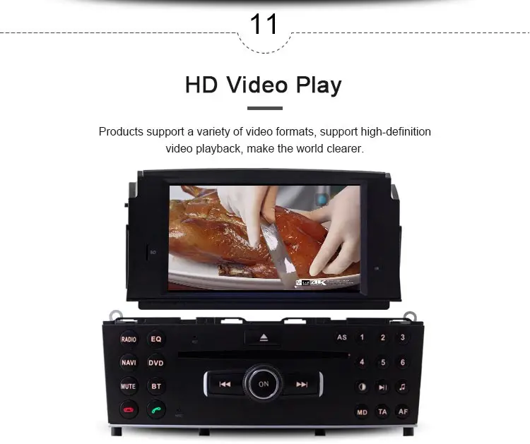 JDASTON Android 10 в Dash 2Din автомобильный dvd-плеер для Mercedes Benz C200 C180 W204 2007-2010 Автомобильный gps Радио Аудио мультимедиа стерео