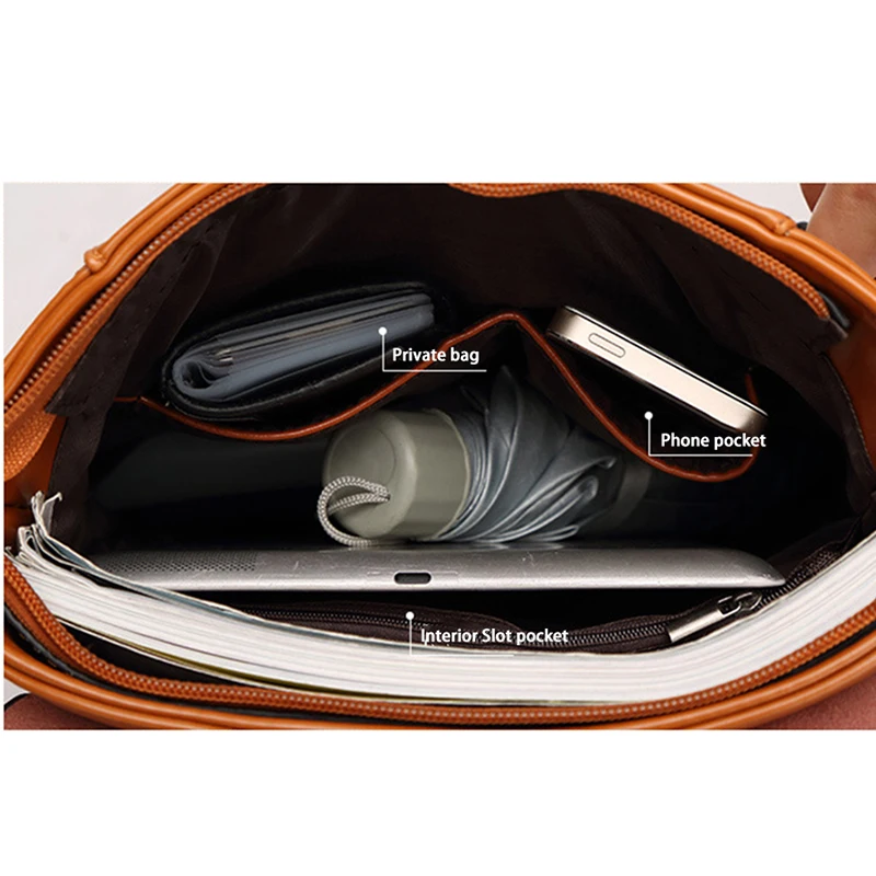 Новинка 2021 женский рюкзак из Коричневой Вощеной кожи модный дорожный мягкий