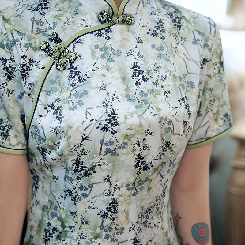 

Chinese Dress for Women Elegant Qipao Vestidos Party Wedding Dresses Cheongsam Split Aodai Style Sexy qipao S-3XL