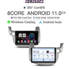 Автомагнитола Carplay 2 din Android 11 для HONDA FIT JAZZ 2007-2014 6 ГБ 128 ГБ мультимедийный видеоплеер навигация GPS радио 4G + Wifi
