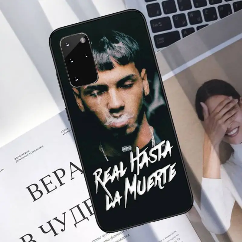 

Rapper Anuel AA Real Hasta La Muerte Phone Case For Samsung galaxy S 7 8 9 10 20 edge A 6 10 20 30 50 51 70 note 10 plus