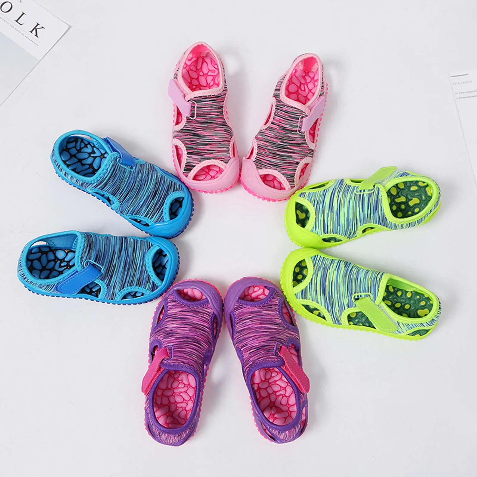 

Ishowtienda Toddler Infant Kids Baby Girls And Boys Summer Sandals Beach Shoes Wading Shoes Сандали Детские Sandalias