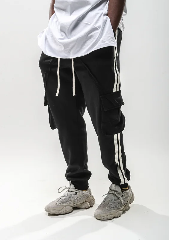 

Men Pants Casual Cotton Cargo Gothic Men's Clothing Sweatpants Autumn Winter Women Sweater Hip Hop Loose Trouses Goth Owen Dark