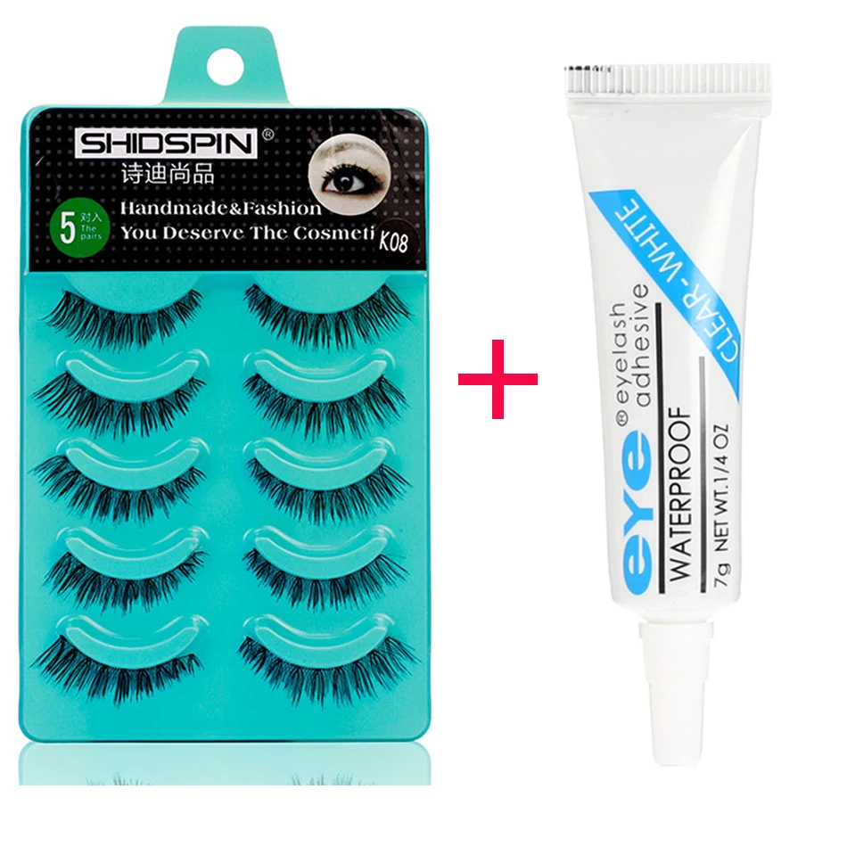 Натуральных длинных накладных ресниц с 15 видов стилей крест накрест ручной