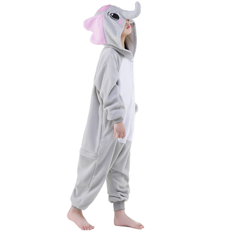 

Elephant Onesie Pajamas Kids Pyjamas Costume Girls Animal Kigurumi Jumpsuit Winter Sleepwear Halloween Party Suit Onesieshow