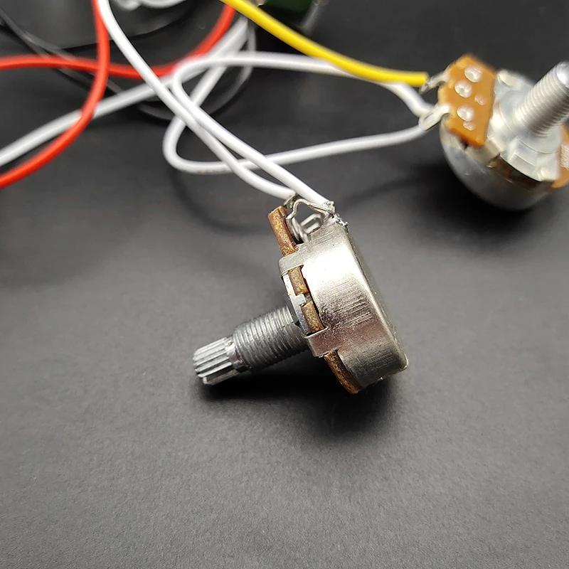 elektrische gitarre pickup kabelbaum kit 2v1t 500k töpfe potentiometer 3 weg schalter mit ausgang jack für lp lp elektrische gitarre free gl