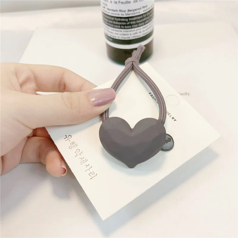 Милые резинки в форме сердца для женщин и девушек милые красивые аксессуары