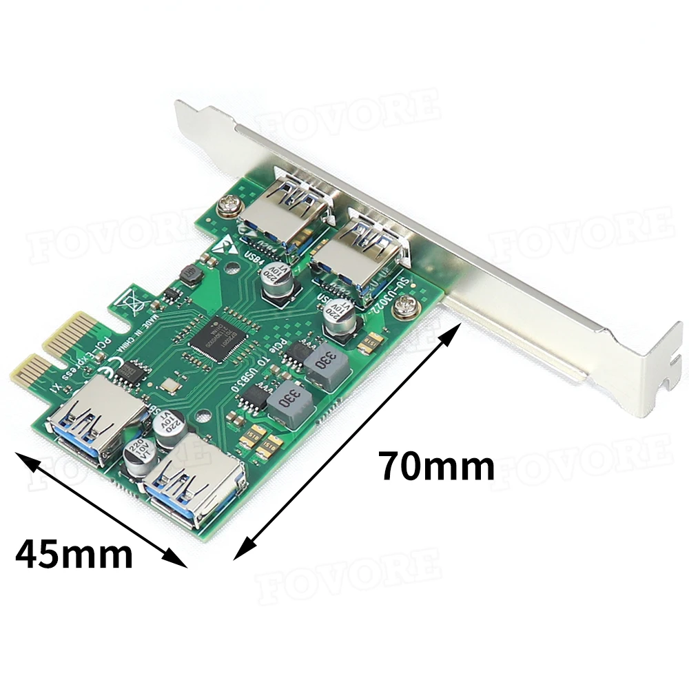 PCI Express USB адаптер PCIE 4 порта на 3 0 контроллер 5 Гбит/с USB3 PCI-e Плата расширения чип NEC