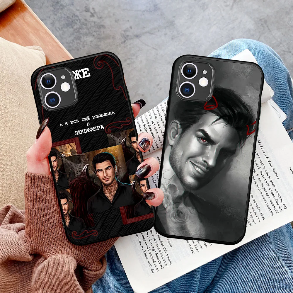 

Hot Romance Club Lucifer Bling Cute Phone Case For iPhone 12 11 Pro Max 8 7 6 6S Plus XR X XS Max SE2020 Soft TPU Coque Fundas