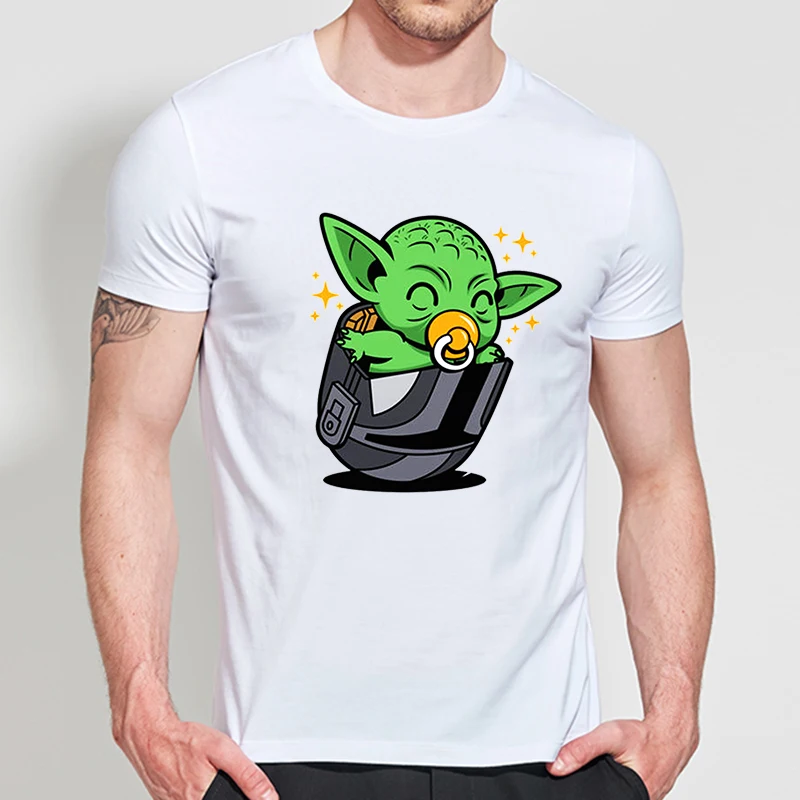Детская футболка с Йодой мандалорианкой Мужская мандалорианскими Звездными