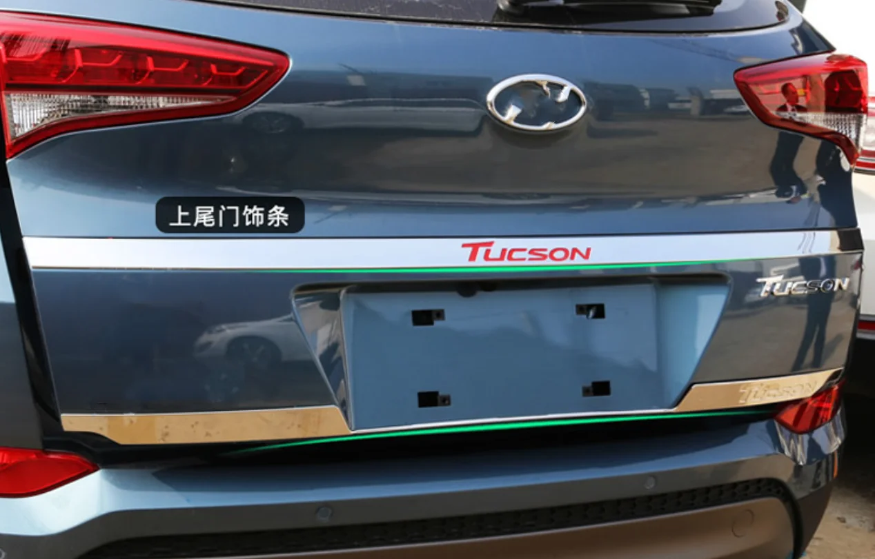 Аксессуары Нержавеющая сталь сзади украшение на дверь стример хвост крышка