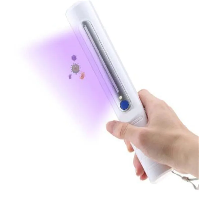 

Hand-held ultraviolet disinfection sterilization lamp Mobile household sterilization anti-virus sterilization lamp free shipping