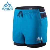 aonijie f5102 men quick dry sports shorts trunks athletic shorts with lining prevent wardrobe malf for running gym soccer tennis