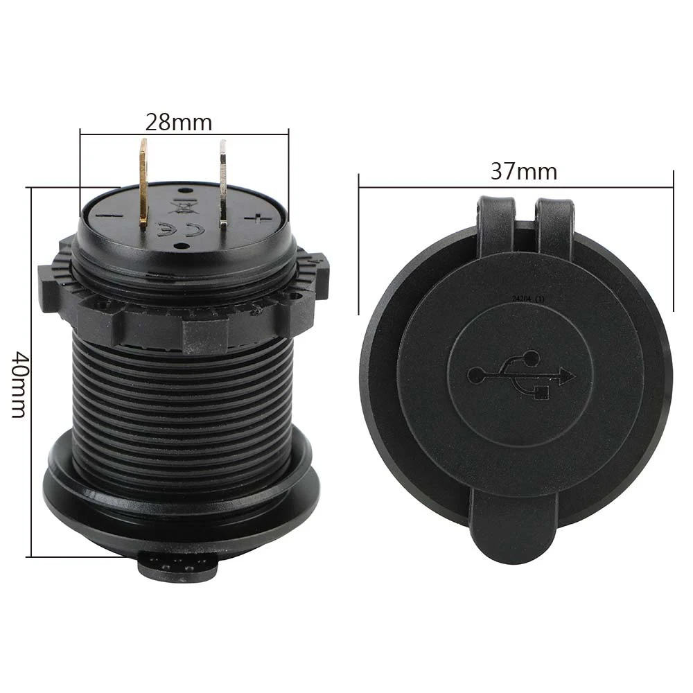 YOSOLO Dual USB Зарядное устройство автомобиля 12V Запчасти QC 3 0 Быстрый быстрой зарядки