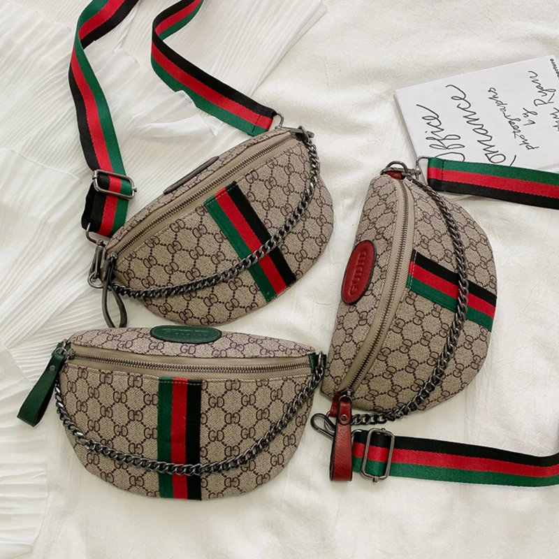 2019 Новая Европейская и американская мода женская сумка напечатанная нагрудная